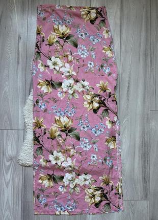 Платье бандо макси цветочный принт с разрезами платья сарафан1 фото