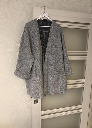 Стильное полу пальто большой размер