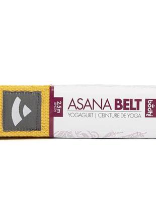 Ремень для йоги asana belt от bodhi шафран 250×3.8 см2 фото