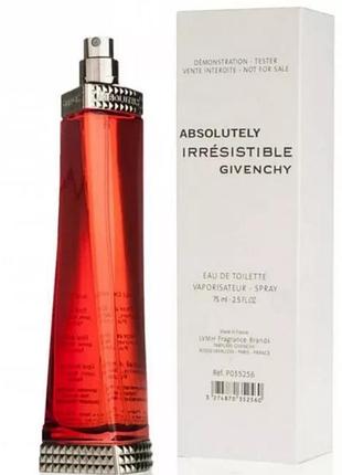 Оригінал givenchy irresistible absolutely 75 ml tester парфумована вода