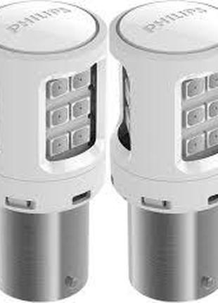 Комплект светодиодных ламп philips 11498ulrx2 p21w led 12 x2 red