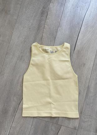 Топ майка в рубчик спортивний