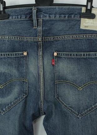 Эксклюзивные джинсы levi's 504 patented may 1873 straight fit fade denim2 фото