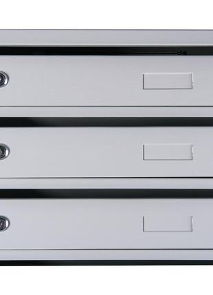 Поштовий ящик галіндустрія багатосекційний яп05а на 5 секцій сірий 650x390x2004 фото