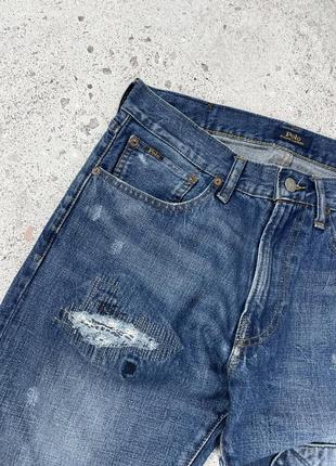 Polo ralph lauren patchwork denim pants чоловічі джинси оригінал7 фото