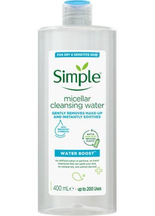 Міцелярна вода simple micellar cleansing water pentavitin & pr...