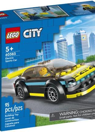 Конструктор lego city електричний спортивний автомобіль 95 дет...