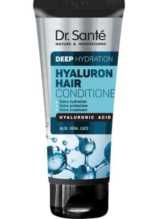 Кондиціонер для волосся dr. sante hyaluron hair deep hydration...