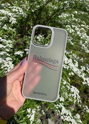 Чехол баленсиага баленсиага balenciaga iphone 11 12 13 14 15 pro max1 фото