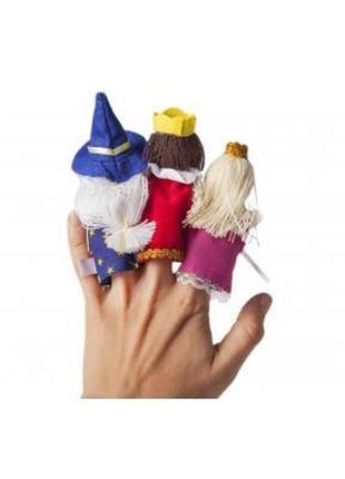 Ігровий набір goki набір ляльок для пальчикового театру (51592g)3 фото