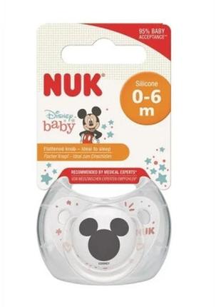 Пустушка nuk trendline disney mickey 0-6 міс., білий (3954015)2 фото