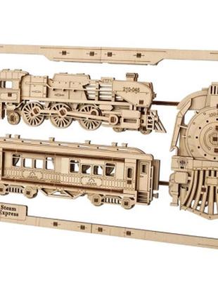 Конструктор ugears паротяг 2.5d (6337513)