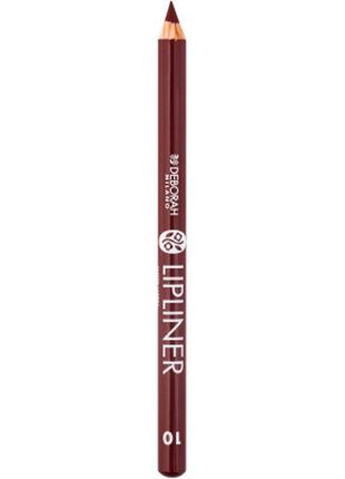 Карандаш для губ deborah lip liner 10 - brick (8009518178449)