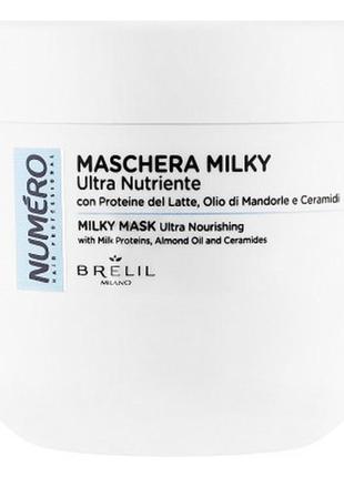 Маска для волос brelil numero milky hair mask ультрапитательна...