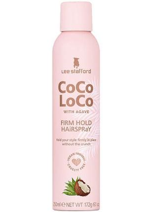 Лак для волосся lee stafford coco loco with agave coconut hair...