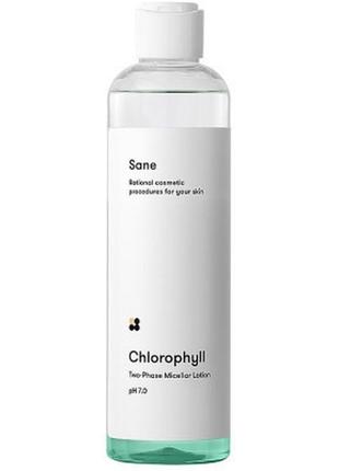 Мицеллярная вода sane chlorophyll two-phase micellar lotion дв...