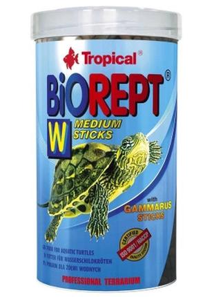 Корм для черепах tropical biorept w для земноводних і водних ч...