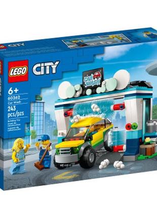 Конструктор lego city автомийка 243 деталі (60362)