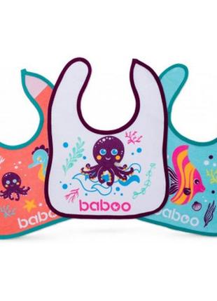 Слинявчик baboo sea life 3 шт (90603)2 фото