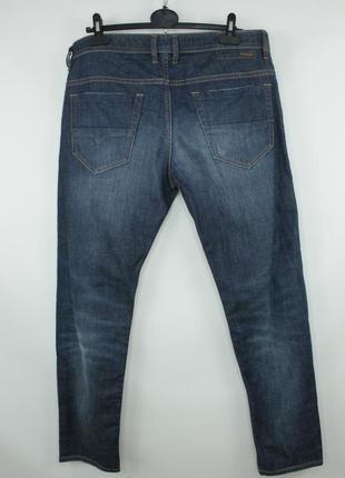 Стильні оригінальні джинси diesel thommer 087an stretch slim-skinny blue jeans5 фото