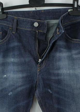 Стильні оригінальні джинси diesel thommer 087an stretch slim-skinny blue jeans4 фото
