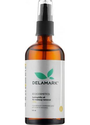 Гідрофільна олія delamark для зняття макіяжу оливкова 100 мл (...