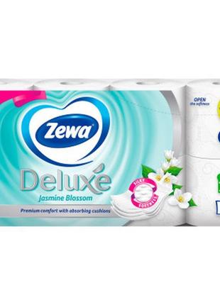 Туалетний папір zewa deluxe жасмин 3 шари 8 рулонів (732254117...4 фото