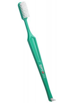 Зубна щітка paro swiss s43 м'яка зелена (7610458007099-green)