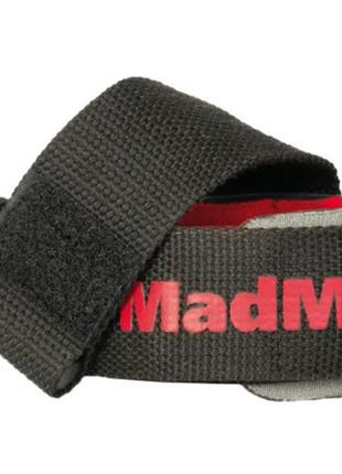 Кистьові лямки madmax pwr straps + black/grey/red (mfa-332-u)