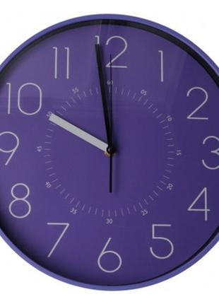 Настінний годинник optima flash пластиковий, синій (o52097)