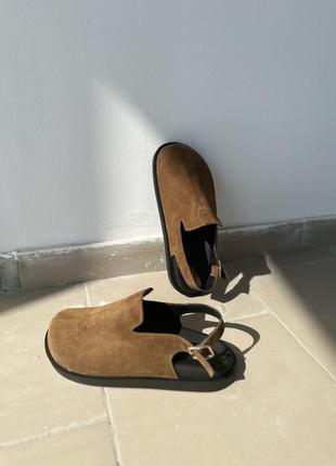 Клоги клогі в стилі jil sander birkenstock1 фото