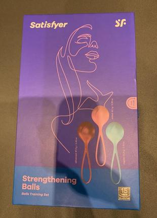 Satisfyer strengthening balls іграшка для тренування мязів тазу