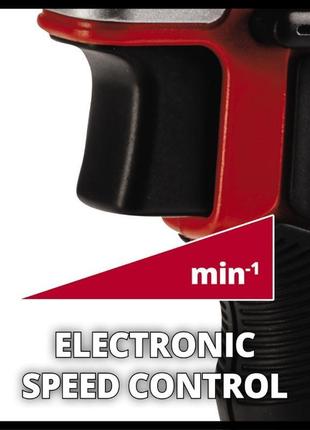Дриль акумуляторна einhell te-cd 12/1 3x-li (4513595) 5