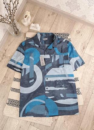 Брендовая стильная хлопковая рубашка george🩵