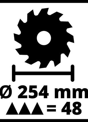 Пила торцеві einhell tc-sm 254 (4300385) 10