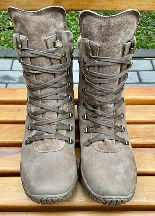 Жіночі зимові черевики берці тактичні 38р койот натуральна шкі...4 фото