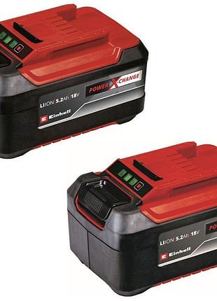 Акумулятори einhell 2 шт 18v pxc twinpack 5.2 ah (4511526)