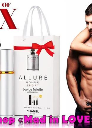 Чоловічі духи з феромонами allure homme sport+2 таблетки1 фото