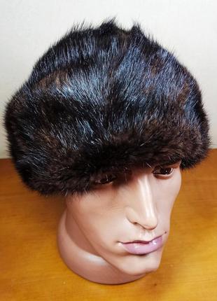 Шапка из натурального меха меховая натуральная