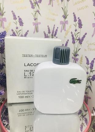 Eau de Lacoste lacoste l.12.12 blanc туалетна вода чоловіча, 100 мл (тестер)