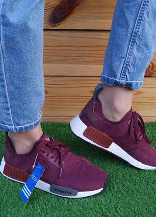 Adidas nmd bordo — цена 960 грн в каталоге Купить женские вещи по цене на Шафе | Украина #5748804