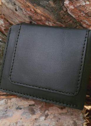 Шкіряний гаманець "pretty" ручної роботи, гаманець з гравіюван...3 фото