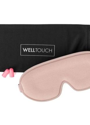 Маска для сна и релаксации welltouch от bodhi розовый1 фото