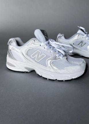 Кроссовки серебряные new balance 530 silver