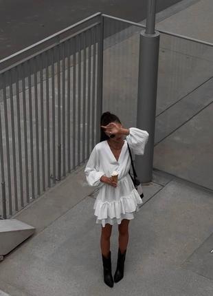 Жіноче літнє коротке плаття з легкої тканини муслін із кнопками розміри 42-481 фото
