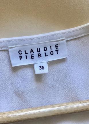 Блузка дизайнерская, топ, claudie pierlot клоди перло рубашка6 фото