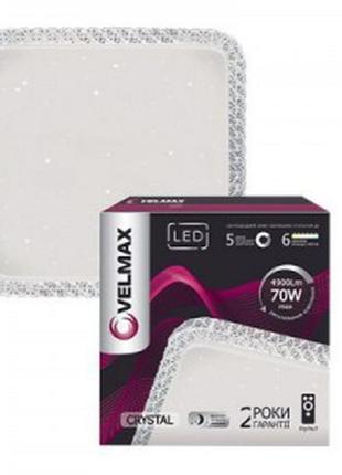 Світлодіодний світильник velmax smart light v-cl-crystal-s-70s...
