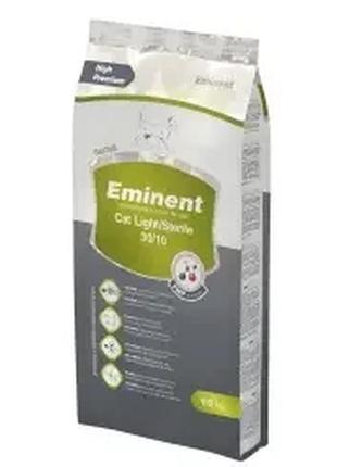 Корм для стерилізованих кішок eminent cat light/sterile 10 кг