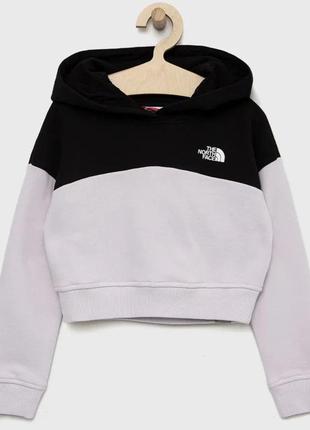 Кроп-толстовка/укороченный худи для девушки the north face s