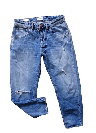 Стильні рвані чоловічі джинси кроспери jack &amp; jones 29/32 у дуже красивому стані